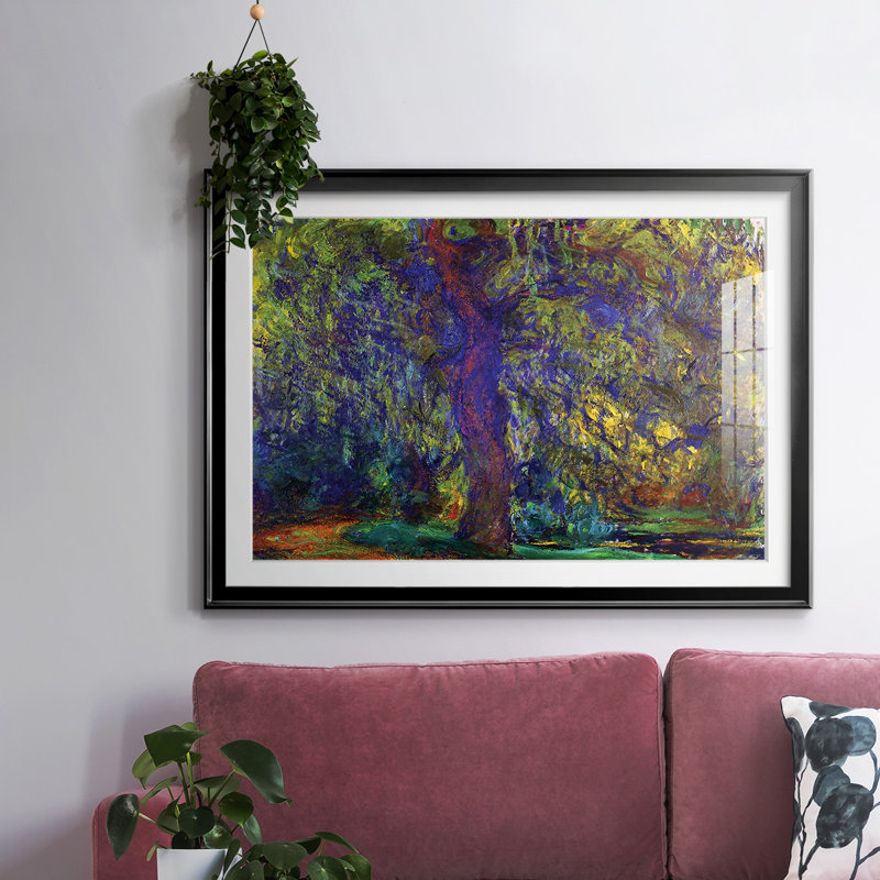Saule Weeping 1, 1 918, H 19 po x l 27 po x P 1,5 po, Noir