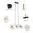 6-Light Globe Kitchen Island Linear Pendant