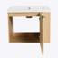 Ensemble de meuble-lavabo de salle de bain 24 po pour grand espace, ensemble d'armoires de salle de bain moderne, ensemble d'armoires de lavabo de salle de bain, chêne (composable)-125538713