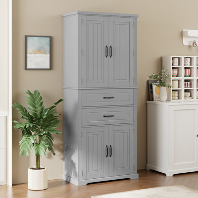 Ridge Bathroom Storage Cabinet With Adjustable Shelves & 2 Drawers
