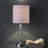 21.5-Inch Milo Abstract Brushed Metal Table Lamp