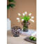 Calderon D6.3X5.7" Clear Glass Accent Vase With Artistic Amber Spots