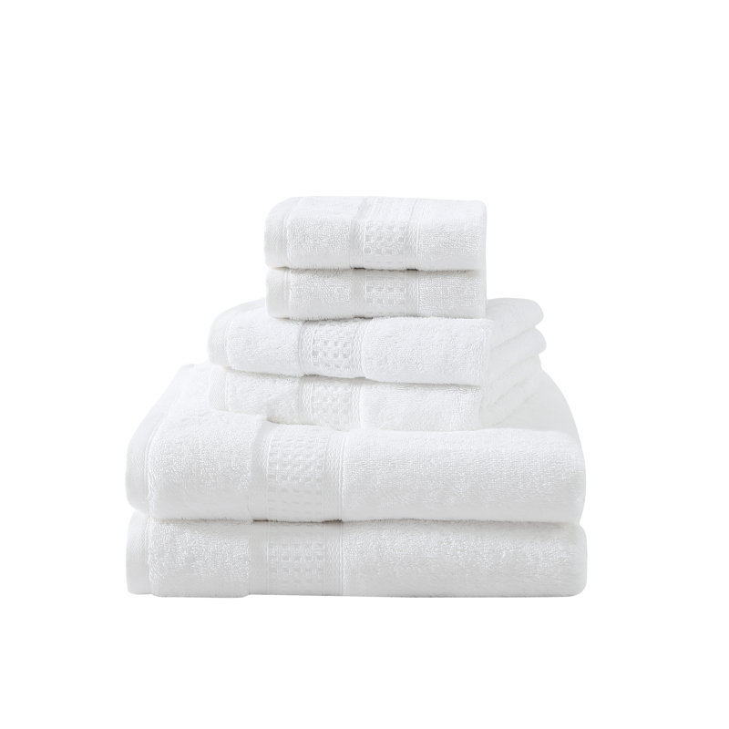 Ensemble de serviettes 6 pièces 100% coton Nautica, Blanc