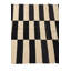 Tapis noir et blanc Noor