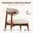 Maylon Upholstered Solid Wood Frame Side Chairs-1788348402