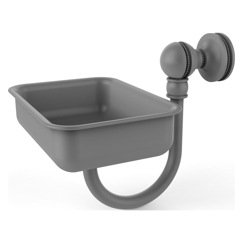 Mambo Soap Dish, Matte Gray