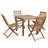 Extli Square 4 - Person 74cm L Dining Table