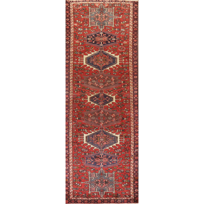 Tapis de couloir traditionnel 11 pi 3 po x 3 pi 5 po