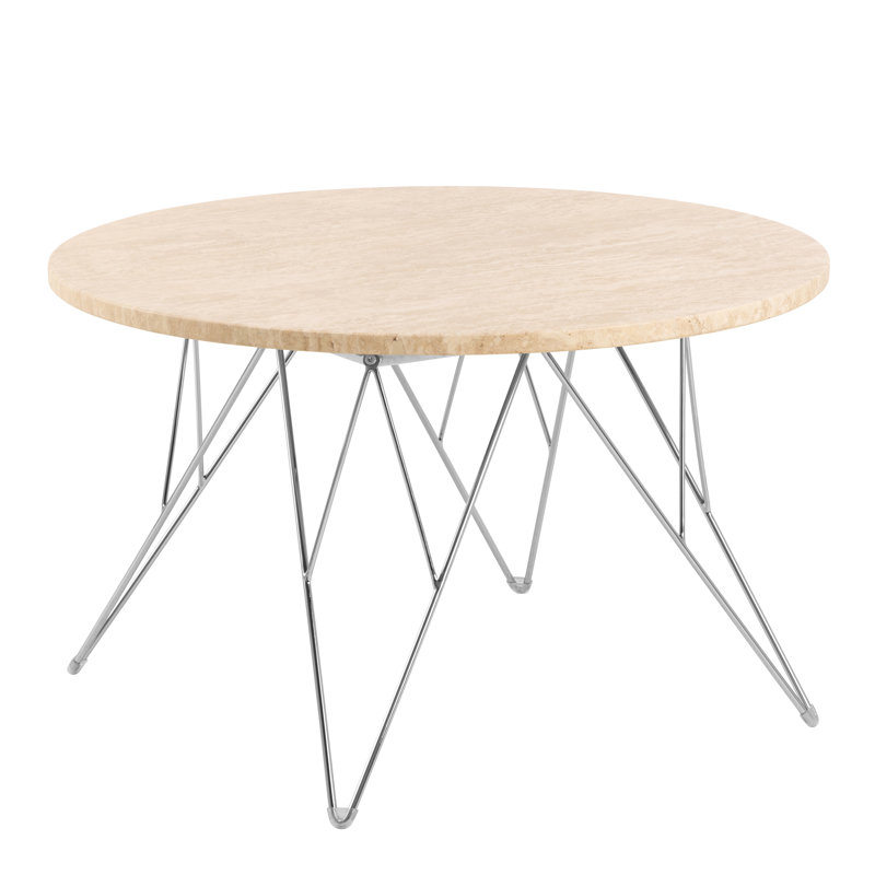 Coffee Table, Beige, Silver