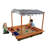 Outdoor 163.2cm Rectangular Sandbox