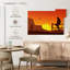Coucher de soleil Lelar Western Cowboy-107706410