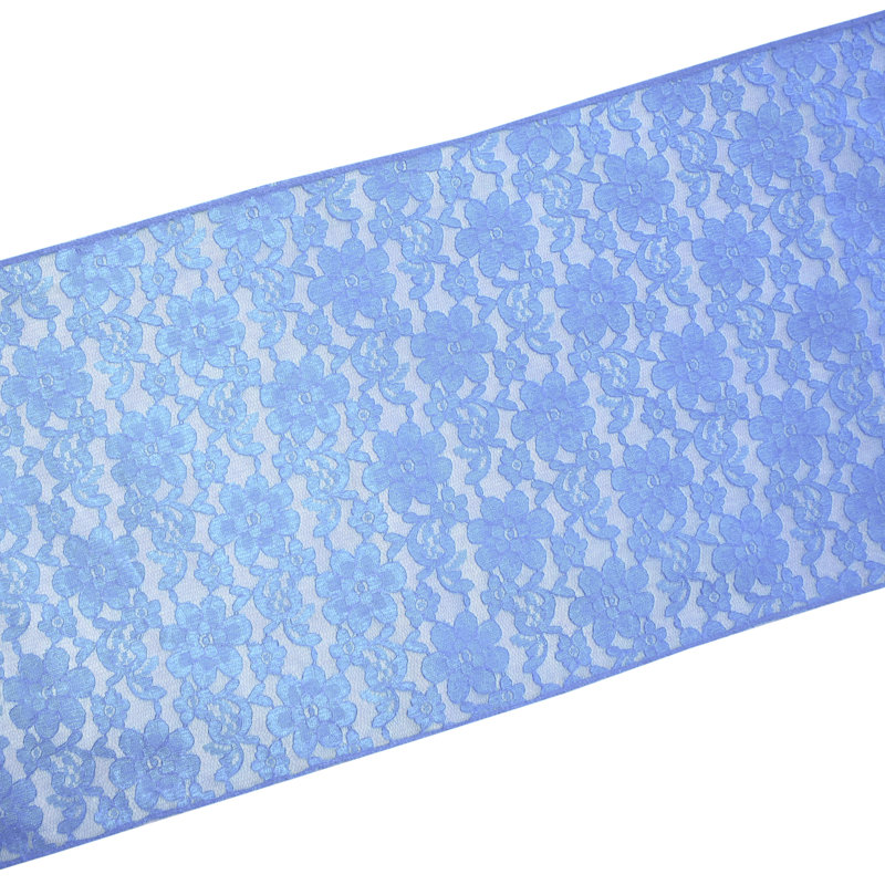 Chemin de table Bagdonas, L 12 po x L 90 po, Bleu mer