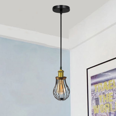 Marlen 1 - Light Black Geometric Pendant