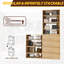 Système de garde-robe modulaire, design polyvalent et personnalisable pour un rangement et une organisation efficaces, en bois-1231041337