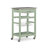 Macy Rolling Granite Kitchen Cart with Utility Drawer & Basket-22916602-128495254