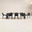 Farrah 102"-118" W 8-Person Rectangular Extendable Dining Set-1796574712
