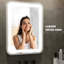 Miroir de meuble-lavabo mural 32x24 avec DEL, intensité variable, 3 couleurs-1460392587