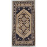 Vintage One-of-a-Kind Runner 1'9" X 3'7" Hand Knotted Area Rug