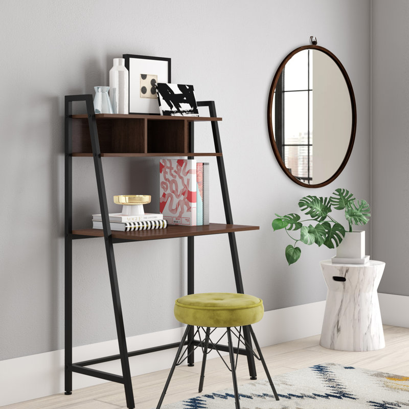 Metal Base Leaning / Ladder Desk