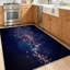 Tapis noir scintillant noir avec étoiles scintillantes-133685637