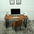 Walnut Rectangular Solid Wood Writing desk-1193662305