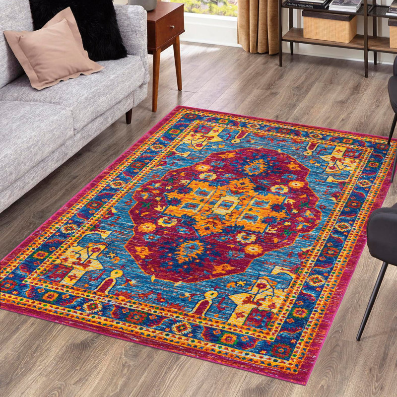 Ervand Oriental Indoor / Outdoor Rug, Rectangle 2' x 3'1"