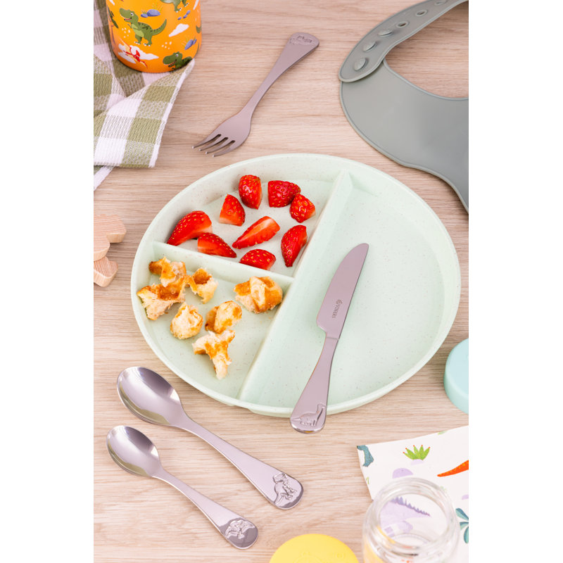 Viners Dinosaur 4pc Kids Cutlery Set