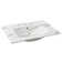 Ancillary 3-Hole 30" Classic Contemporary Rectangular Ceramic Single Sink Basin Vanity Top
