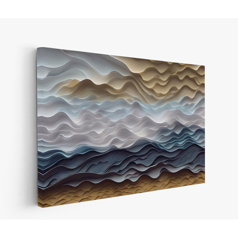 Modern Earth 151, 24" H x 36" W