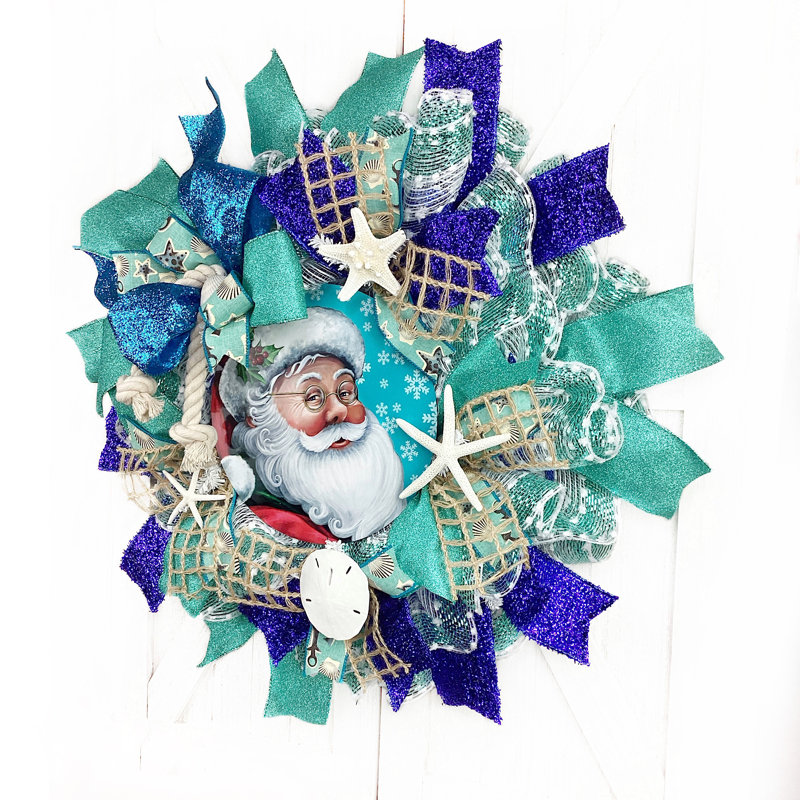 Couronne de Noël en maille 18 po Deco