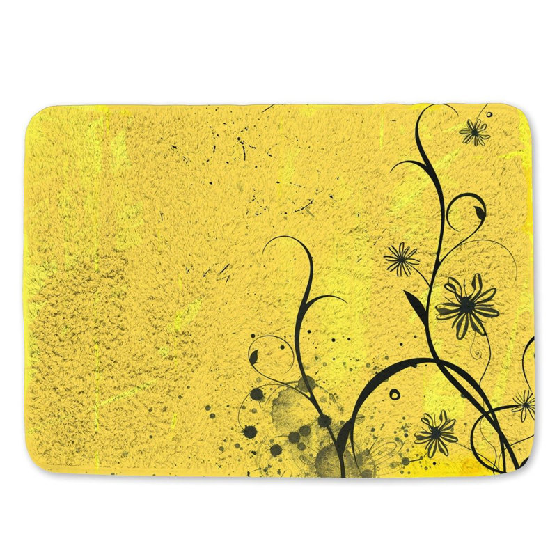 Gifferd Microfiber / Microsuede Non-Slip Bath Mat, 21"W x 34"L