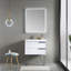 Ensemble de meuble-lavabo simple 30 po avec miroir Tyonna-1539741460-1539741463