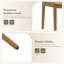 Chaise rembourrée moderne en chenille avec pieds en bois massif, chaise d'appoint sans accoudoirs-902685836