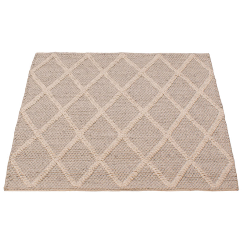 Klarrisa Wool Indoor Rug, Rectangle 4'1" x 3'10"