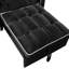 Canapé-lit convertible Canapé-lit Canapé-lit coulissant réglable Canapé-lit pliant multi-poches pour le salon Chambre à coucher Petit espace, canapé-lit 3 en 1, (noir)