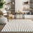 Kai SuperiorWash Stripe Faux Rabbit Machine Washable Area Rug-696364780