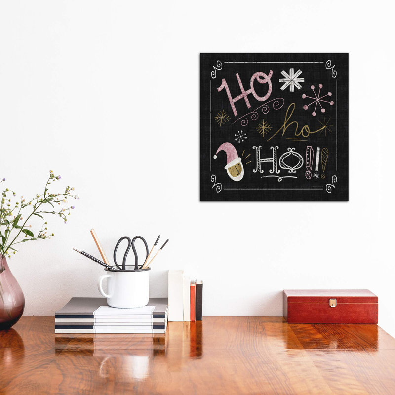 Quirky Christmas Santa Metallic by Michael Mullan - Wrapped Canvas Print, 45.72 cm H x 45.72 cm W x 1.91 cm D