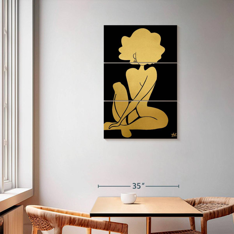 Leisha Sitting Pretty, 57" H x 36" W