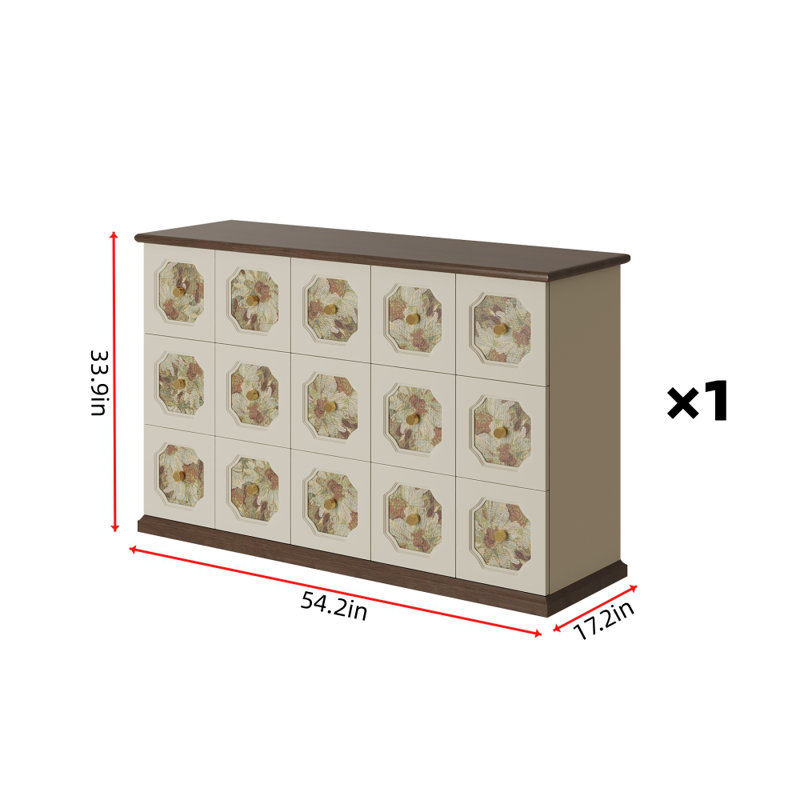 Commode décorative française rétro