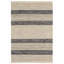 Cielo Stripe Navy Handwoven Cotton Rug-410512453