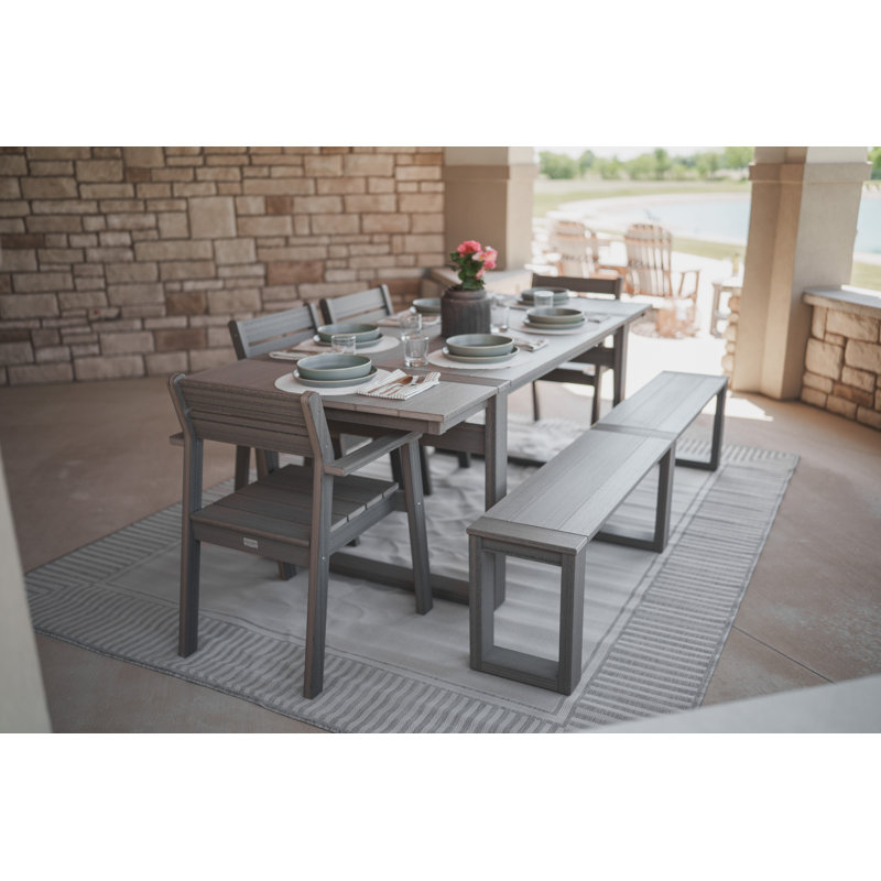 Calla Dining Bench, Seafoam