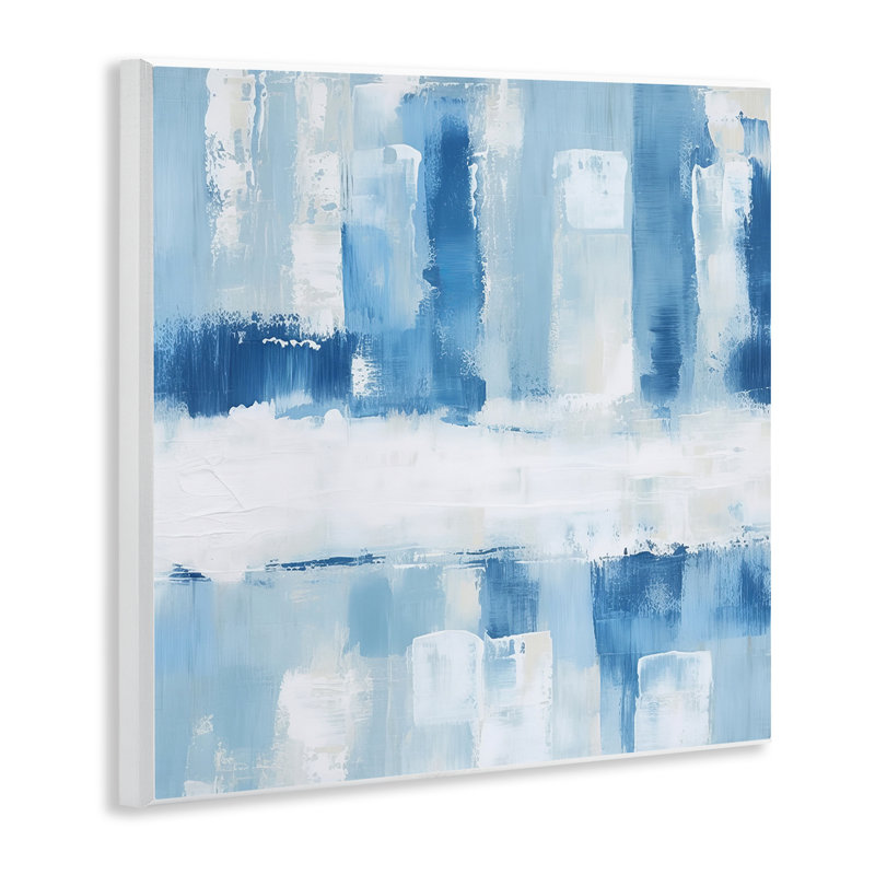 Blue Abstract Visionaries Wall Plaque, design by Irena Orlov