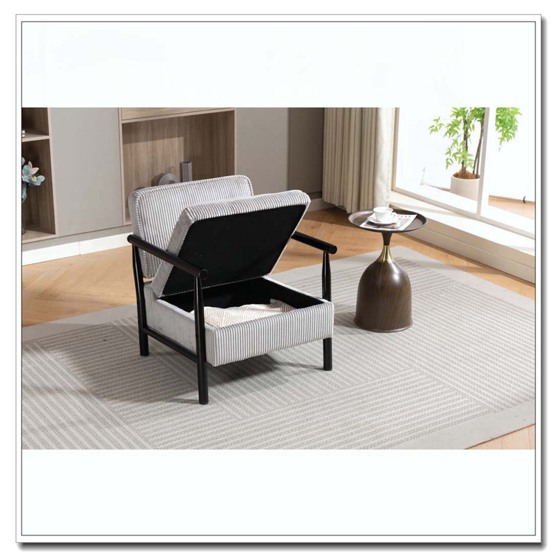Chaise d'appoint moderne, Gris ancien