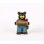  Bear Holds Bird Bath with Cardinal Statue