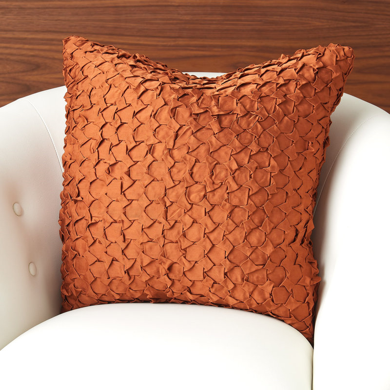 Reversible Throw Pillow, Brown