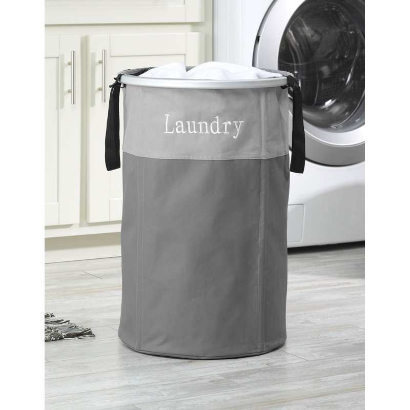 Easycare Round Laundry Hamper - Gray