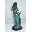 Statue Bergstrom en bronze avec un oiseau - Taille: L 7 po x l 7 po x H 18 po.