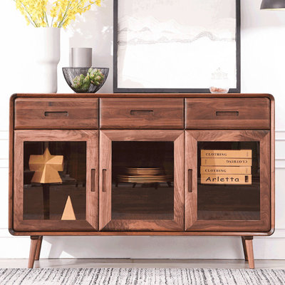 Armoire décorative entièrement en bois massif