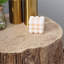 Tabouret de souche d'arbre, table d'appoint décorative avec plateau de table rond, table de bout en béton avec finition grain de bois, pour l'intérieur et l'extérieur-1247415151