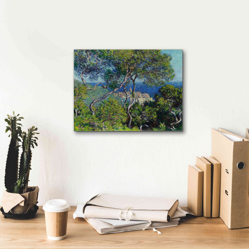 «Bordviera» par Claude Monet, estampe numérique sur toile, H 12 po x l 16 po x P 0,75 po